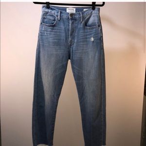 Frame Denim Le Original Frayed Hem Jeans